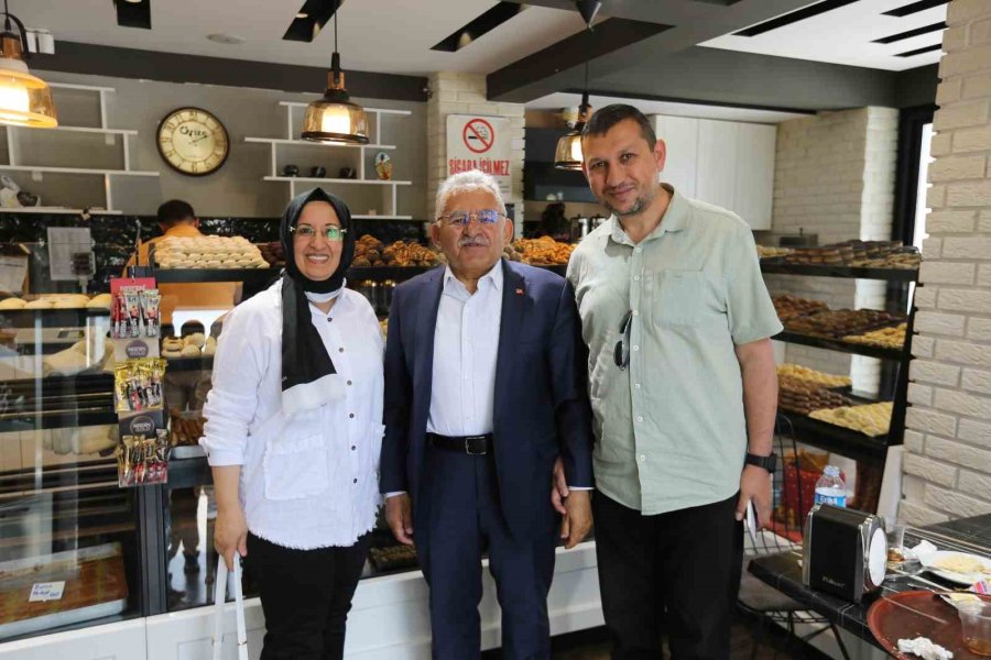 Büyükkılıç’tan Bekir Yıldız Bulvarı Esnafına Ziyaret