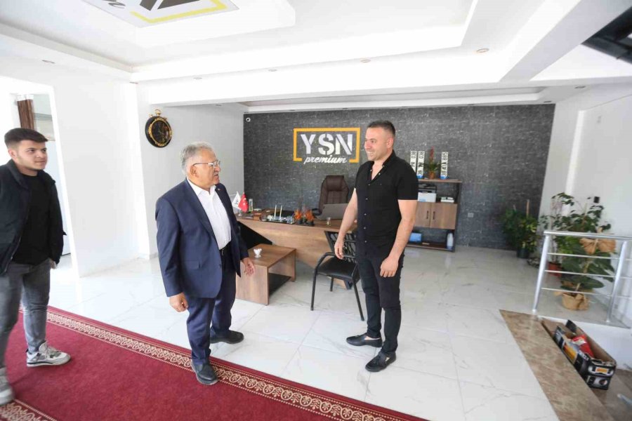 Büyükkılıç’tan Bekir Yıldız Bulvarı Esnafına Ziyaret