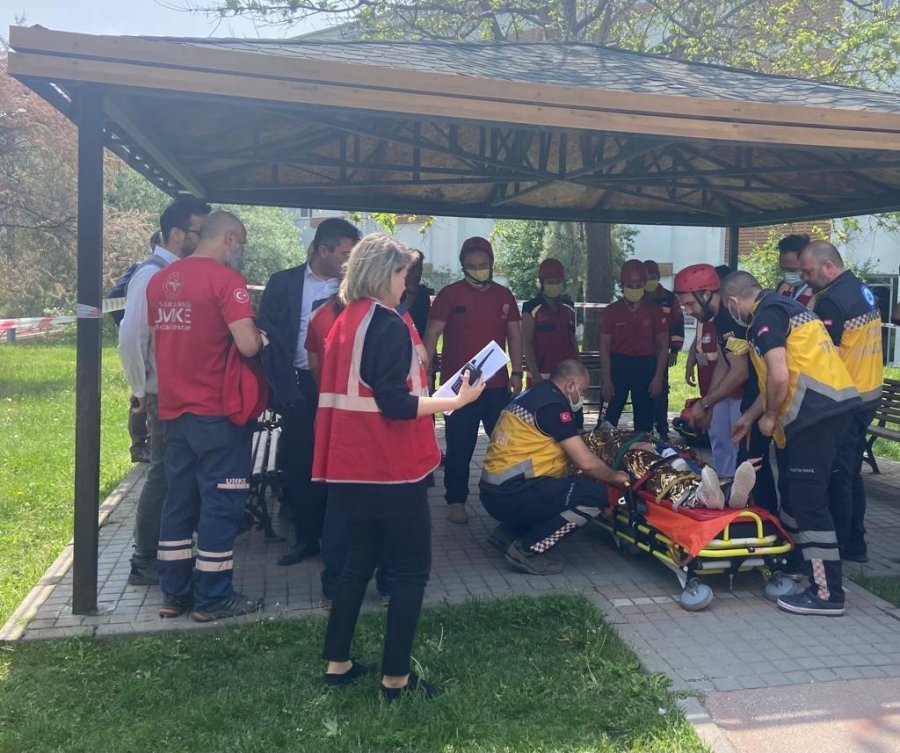 Esogü Hastanesi’nde Yangın Tatbikatı Yapıldı