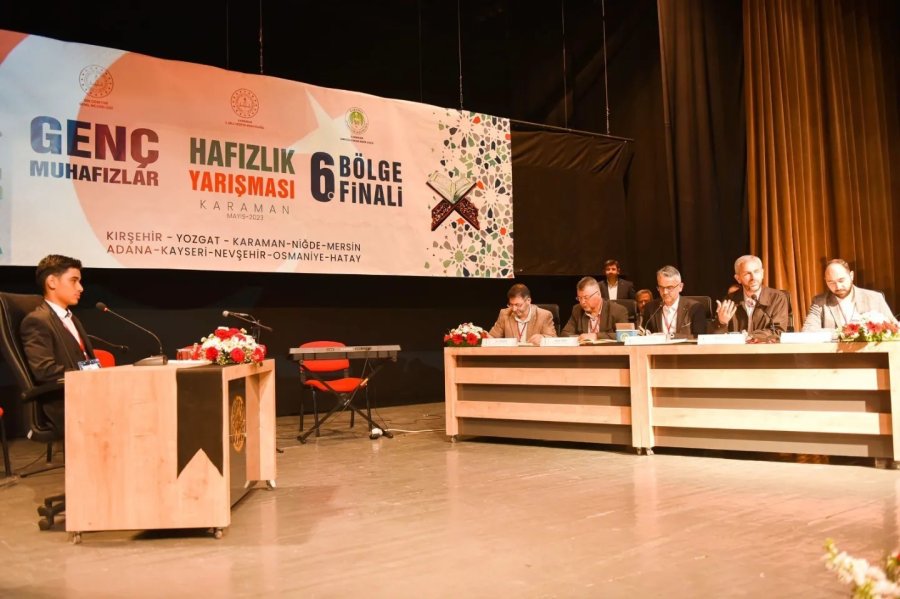 Karaman’da “genç Muhafızlar” Hafızlık Yarışmasının Bölge Finali Yapıldı