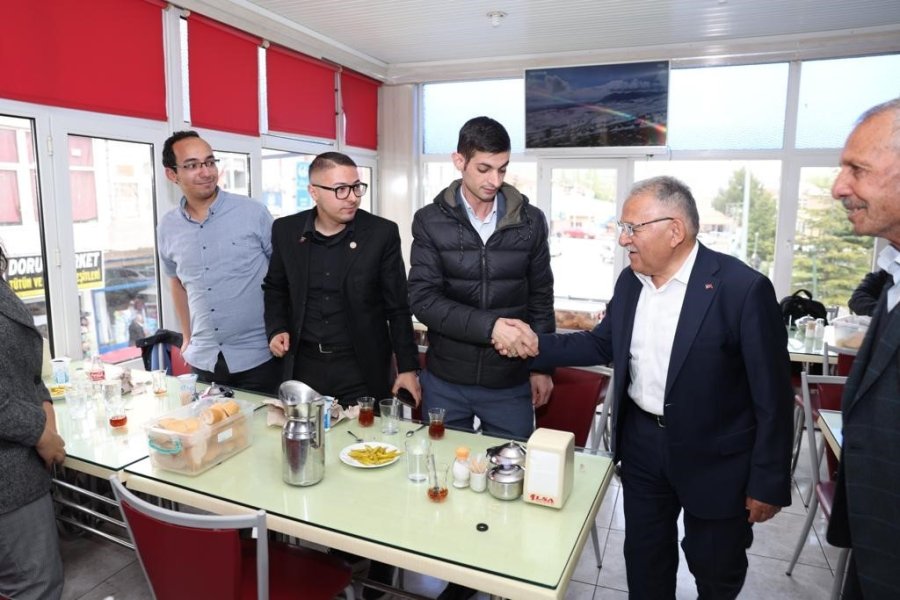 Başkan Büyükkılıç’tan Sarız’a Ziyaret