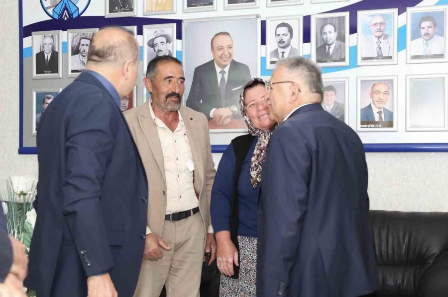 Başkan Büyükkılıç’tan Pınarbaşı Belediyesi’ne Ziyaret