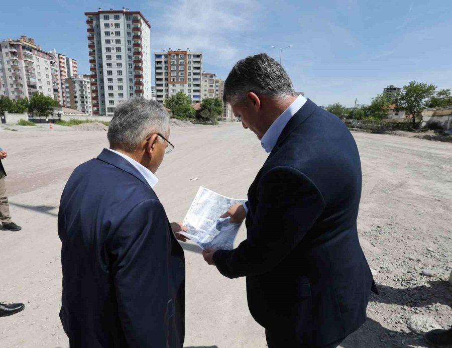 Başkan Büyükkılıç’tan Kocasinan Bulvarı’nı Havaalanı’na Bağlayacak Yolda Denetleme