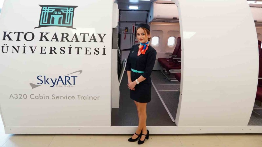 Kto Karataylı Kabin Memuru Adayları, Uygulamalı Mock-up Eğitimi İle Gerçek Uçuşa Hazırlanıyor
