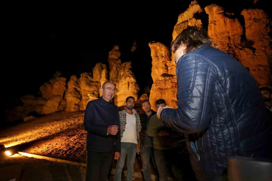 Meram Dere’nin Peri Bacaları Kızlar Kayası Turizme Kazandırılıyor