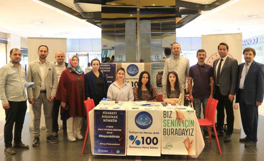 Kayseri İl Sağlık Müdürlüğünden ‘dünya Tütünsüz Günü’ Etkinliği