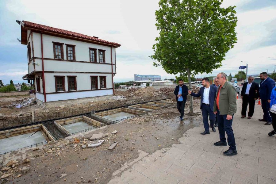 Meram Şehir Ve Yaşam Kültürü Müzesi Hızla Yükseliyor