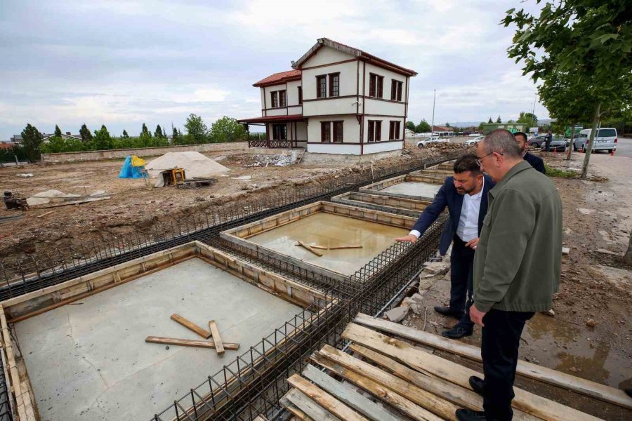Meram Şehir Ve Yaşam Kültürü Müzesi Hızla Yükseliyor