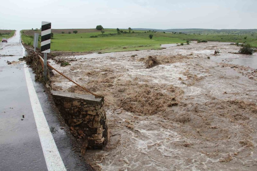 Sel Felaketinde 3 Ev Yıkıldı, Çok Sayıda Hayvan Telef Oldu