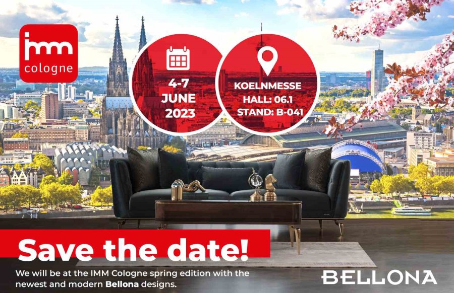 Eşsiz Tasarım Anlayışı Ve Kalitesiyle Bellona Imm Köln Mobilya Fuarı’nda