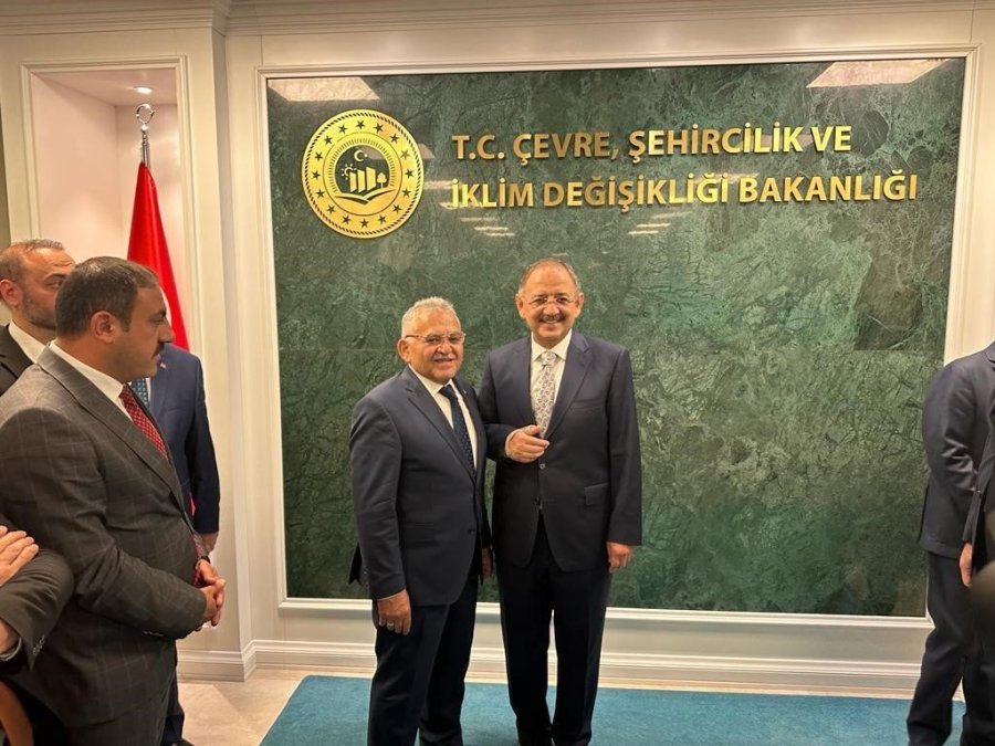 Başkan Büyükkılıç, Bakan Özhaseki’nin Devir Teslim Törenine Katıldı