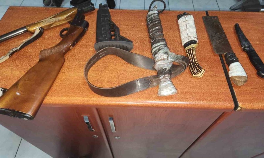 Yaralama Şüphelisinin Evinden Cephane Çıktı