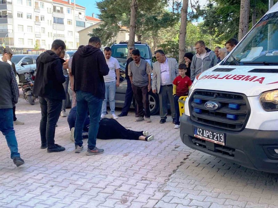 Elektrikli Bisikletin Çarptığı Kişi Hastanelik Oldu