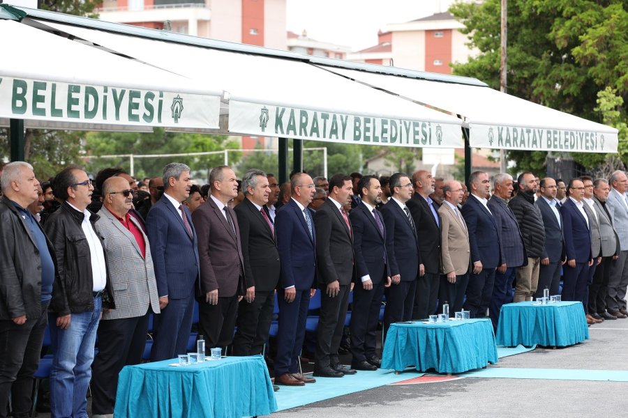 Karatay Çimenlik Kapalı Spor Salonu Hizmete Açıldı