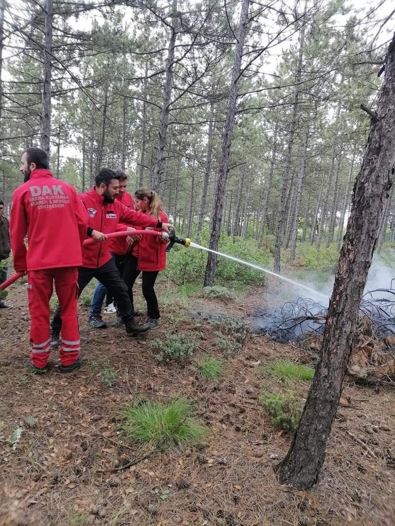 Dak Gönüllülerine Orman Yangınlarına Müdahale Eğitimi Verildi
