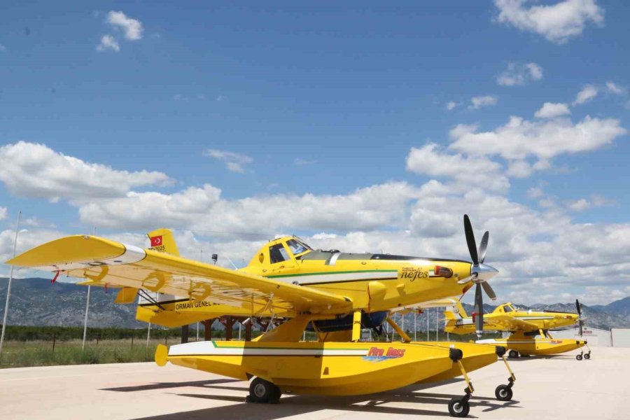 Orman Yangınlarına İlk Müdahale "air Tractor" Tipi Uçaklarla 10 Dakikaya Düşecek