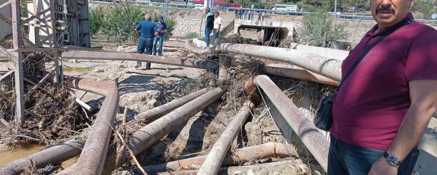 Mersin Mut’ta Yağışlardan Etkilenen Alanlarda Hasar Tespiti
