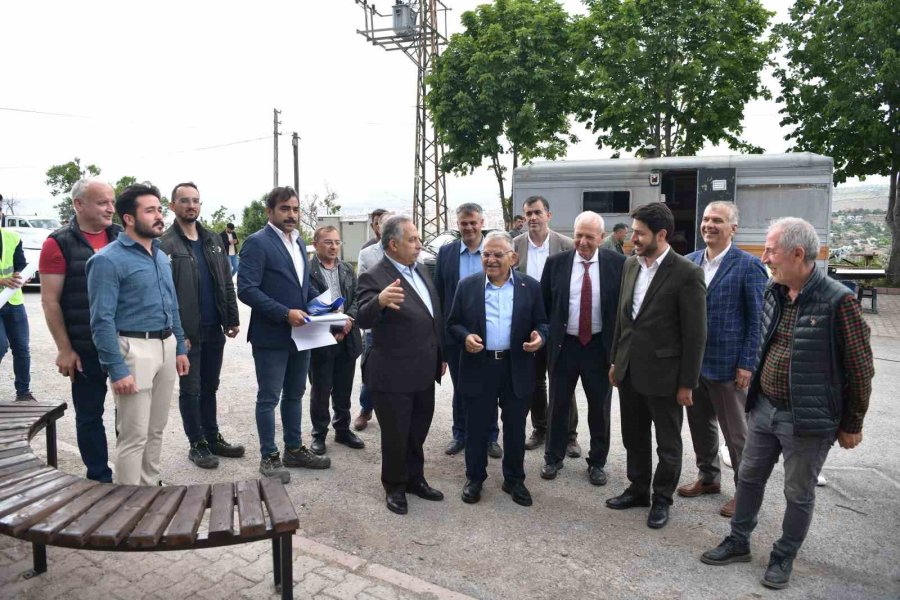 Ali Dağı Mesire Alanı Tadilat Ve Düzenleme Çalışmaları İncelendi