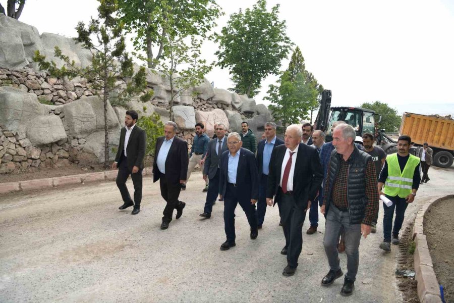 Ali Dağı Mesire Alanı Tadilat Ve Düzenleme Çalışmaları İncelendi