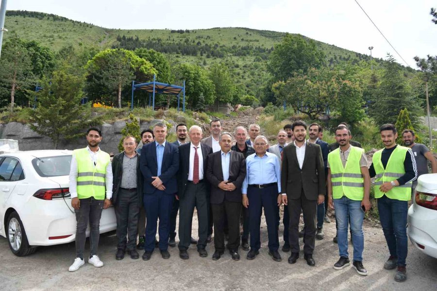 Ali Dağı Mesire Alanı Tadilat Ve Düzenleme Çalışmaları İncelendi