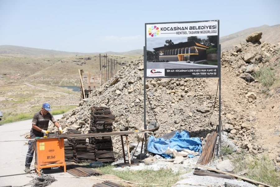 Kayseri’nin Denizi Kuşçu’ya Kano Ve Yelken Tesisi