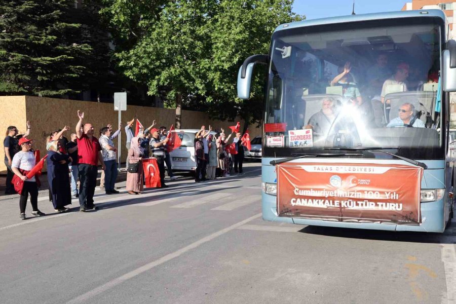 Talas’tan Cumhuriyetin 100. Yılına Özel Çanakkale Turu