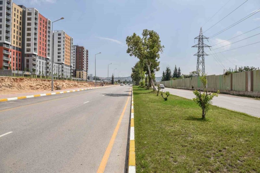 Antalya’nın Kurtuluş Caddesi Yemyeşil Oldu