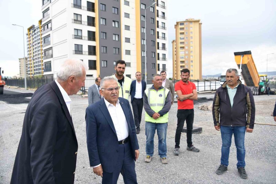Başkan Büyükkılıç’tan 20 Milyon Tl’lik Yol Yapım Çalışmalarına Denetleme