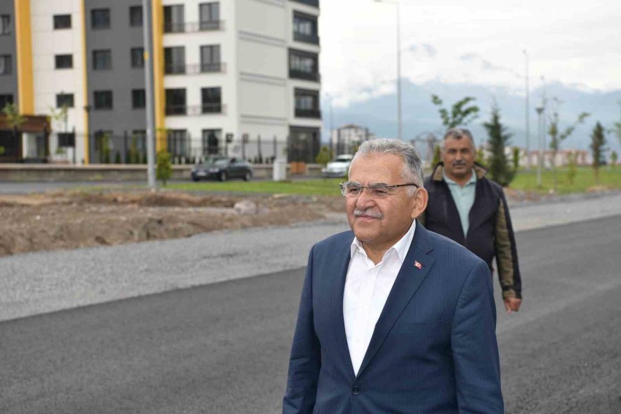 Başkan Büyükkılıç’tan 20 Milyon Tl’lik Yol Yapım Çalışmalarına Denetleme