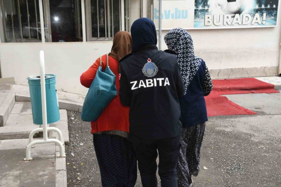 Aksaray Belediyesi Zabıta Ekipleri Dilencilere Yönelik Denetim Yaptı