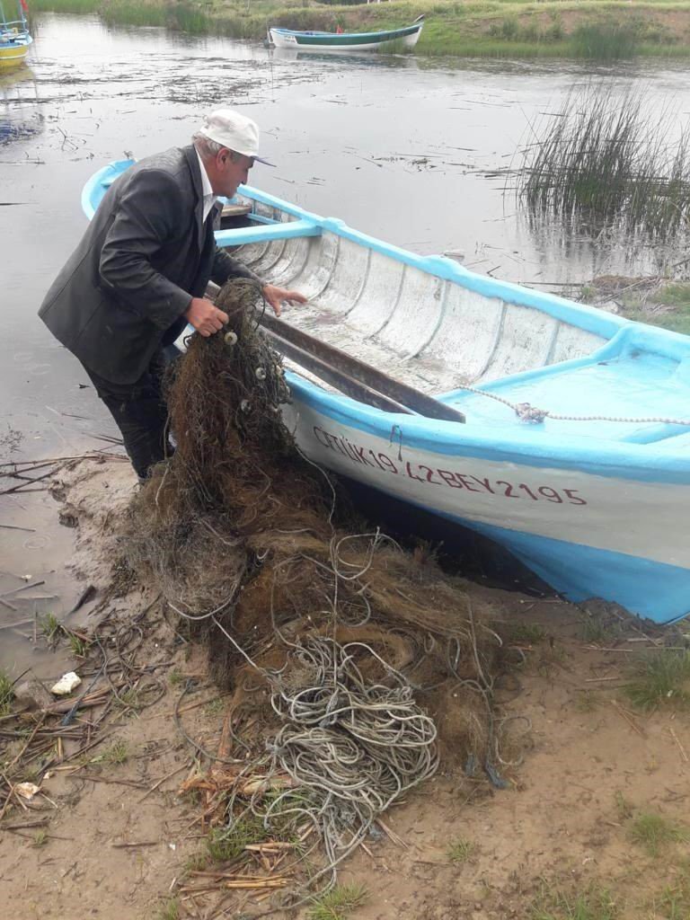 Beyşehir Gölü Hayalet Ağlardan Temizleniyor