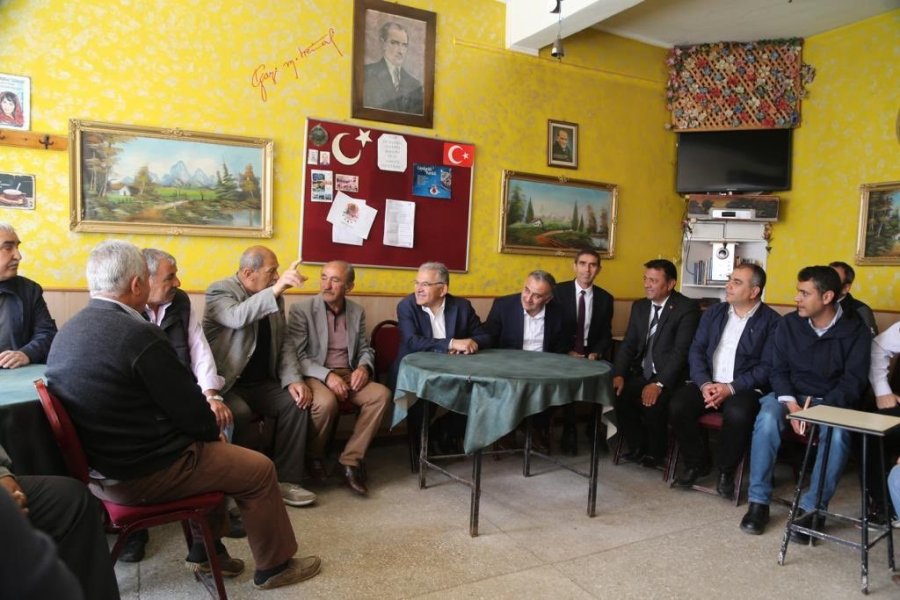 Başkan Büyükkılıç’tan Develi Ve Yahyalı’ya Geçmiş Olsun Ziyareti