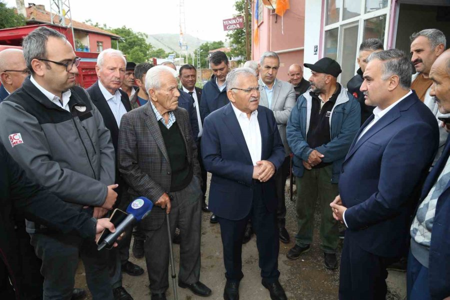 Başkan Büyükkılıç’tan Develi Ve Yahyalı’ya Geçmiş Olsun Ziyareti