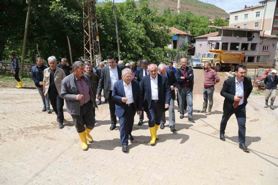 Başkan Büyükkılıç’tan Develi Ve Yahyalı’ya Geçmiş Olsun Ziyareti