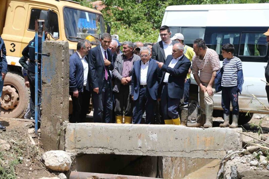 Başkan Büyükkılıç’tan Develi Ve Yahyalı’ya Geçmiş Olsun Ziyareti