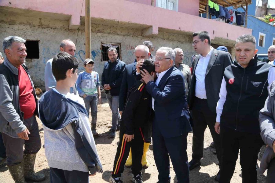 Başkan Büyükkılıç’tan Develi Ve Yahyalı’ya Geçmiş Olsun Ziyareti