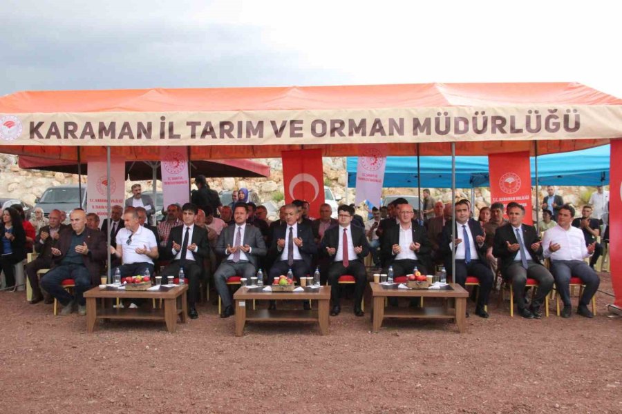 Karaman’da Türkiye’nin İlk Elma Borsası’nın Temeli Atıldı