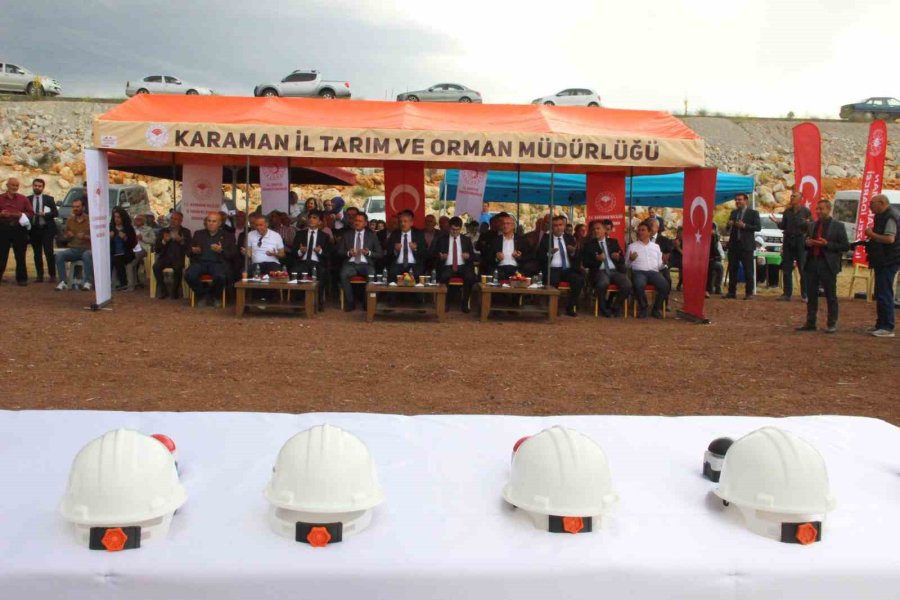 Karaman’da Türkiye’nin İlk Elma Borsası’nın Temeli Atıldı