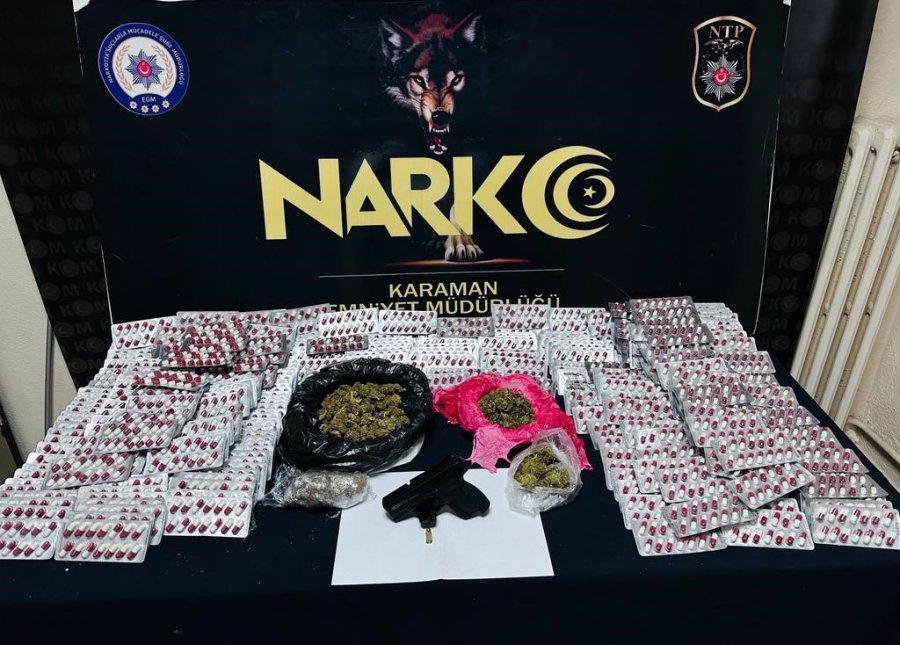 Karaman’da Uyuşturucudan 3 Kişi Tutuklandı