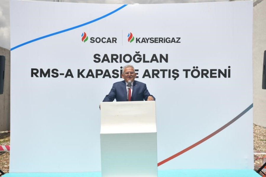Başkan Büyükkılıç, Sarıoğlan Doğal Gaz Rms-a Kapasite Artış Töreni’ne Katıldı