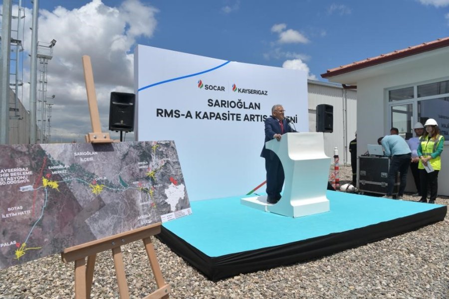 Başkan Büyükkılıç, Sarıoğlan Doğal Gaz Rms-a Kapasite Artış Töreni’ne Katıldı