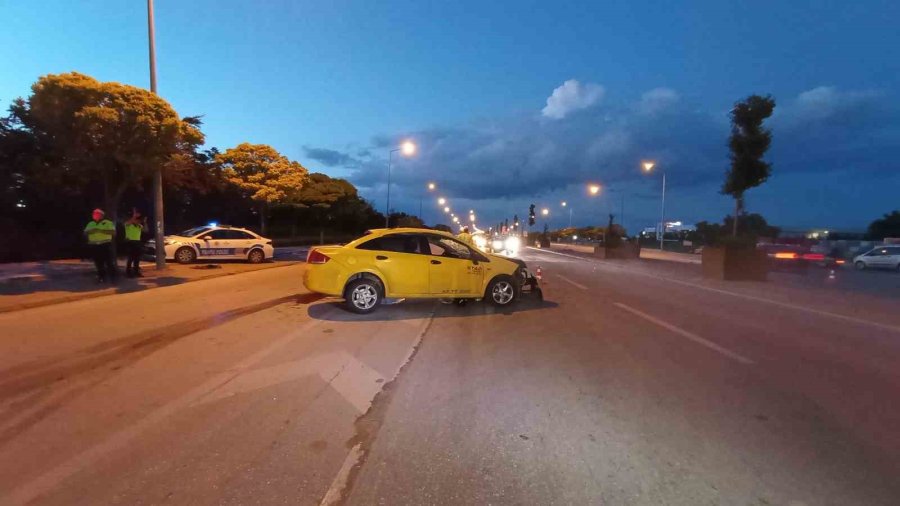 Konya’da Ticari Taksi Takla Attı, Ölümlü Kaza Anbean Kameraya Yansıdı