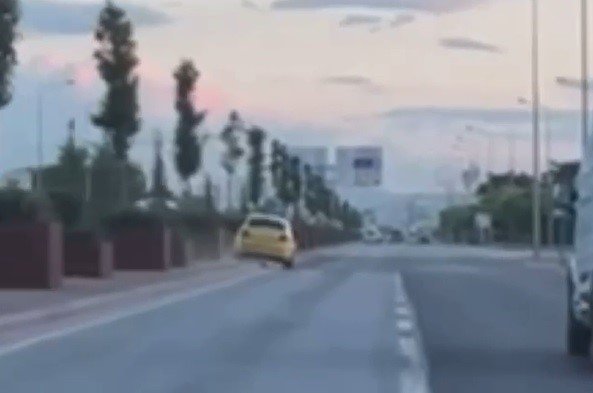 Konya’da Ticari Taksi Takla Attı, Ölümlü Kaza Anbean Kameraya Yansıdı
