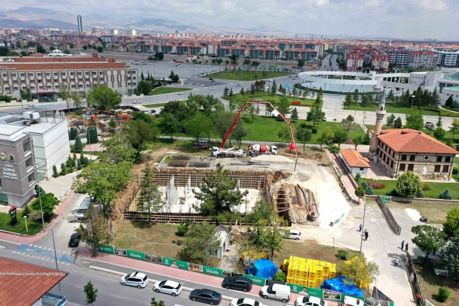 Karatay Hoş Kubbe’nin Temeli Atıldı