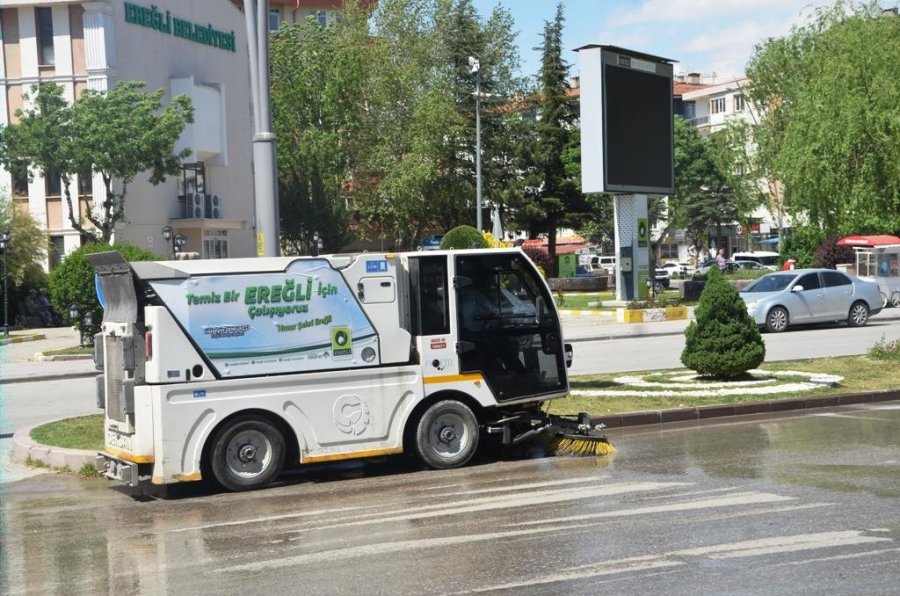 Ereğli Belediyesi Temizlik Çalışmalarını Sürdürüyor