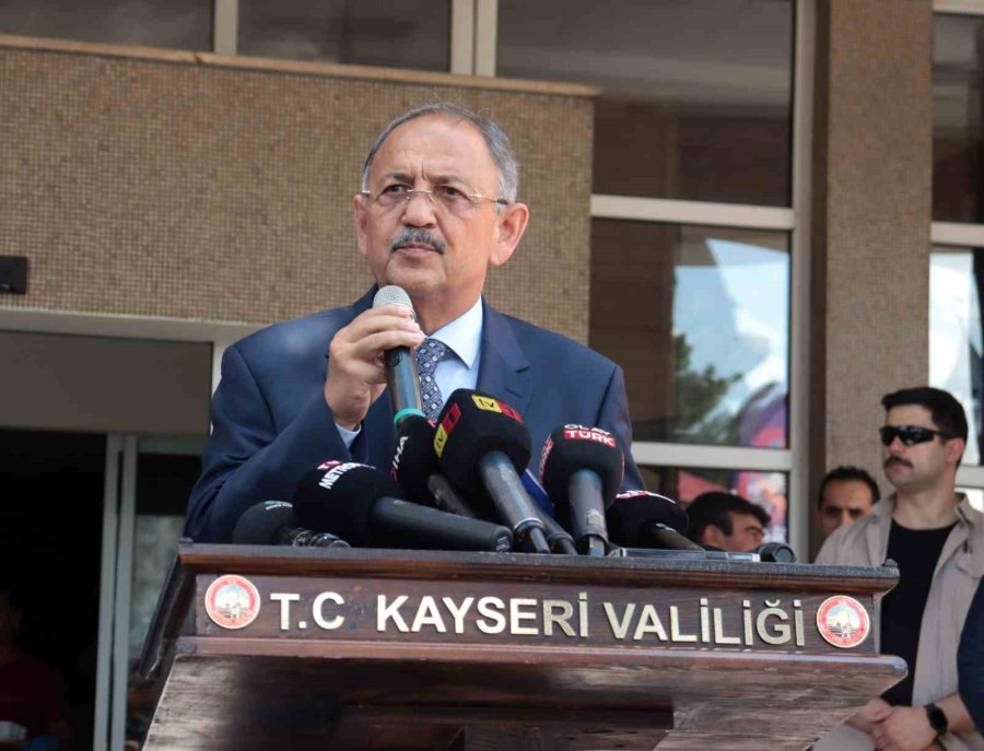 (düzeltme) Bakan Özhaseki: "sene Sonuna Kadar 311 Bin Kalıcı Konutun İhalesi Tamamlanacak"