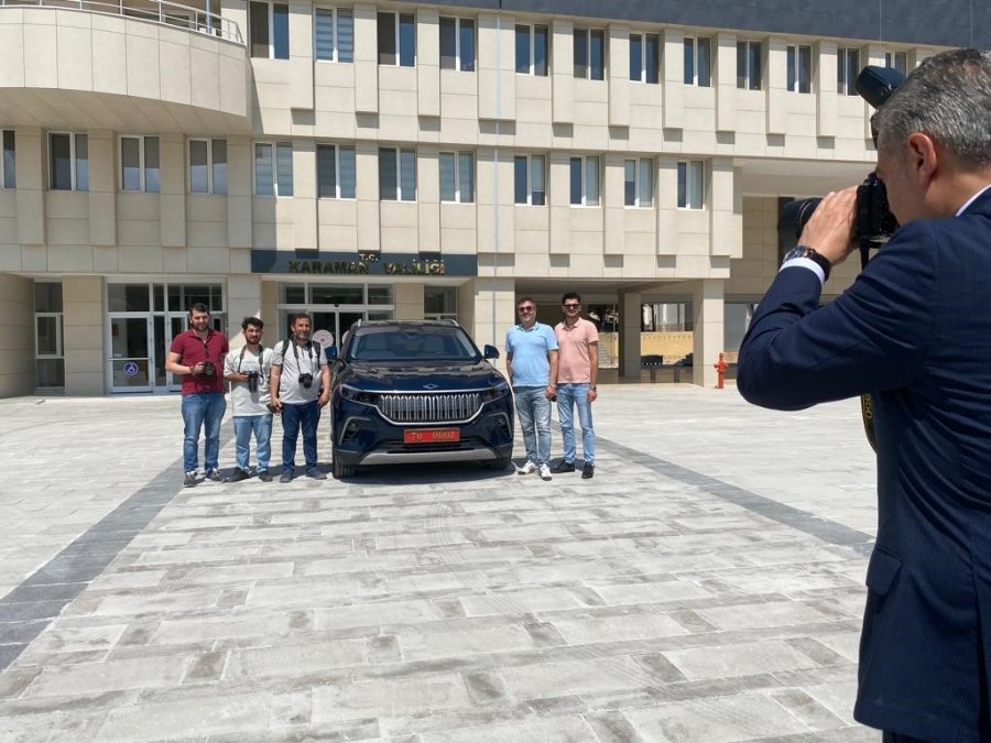 Karaman Valiliği Togg’unu Teslim Aldı
