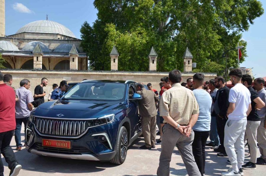 Karaman Valiliği Togg’unu Teslim Aldı