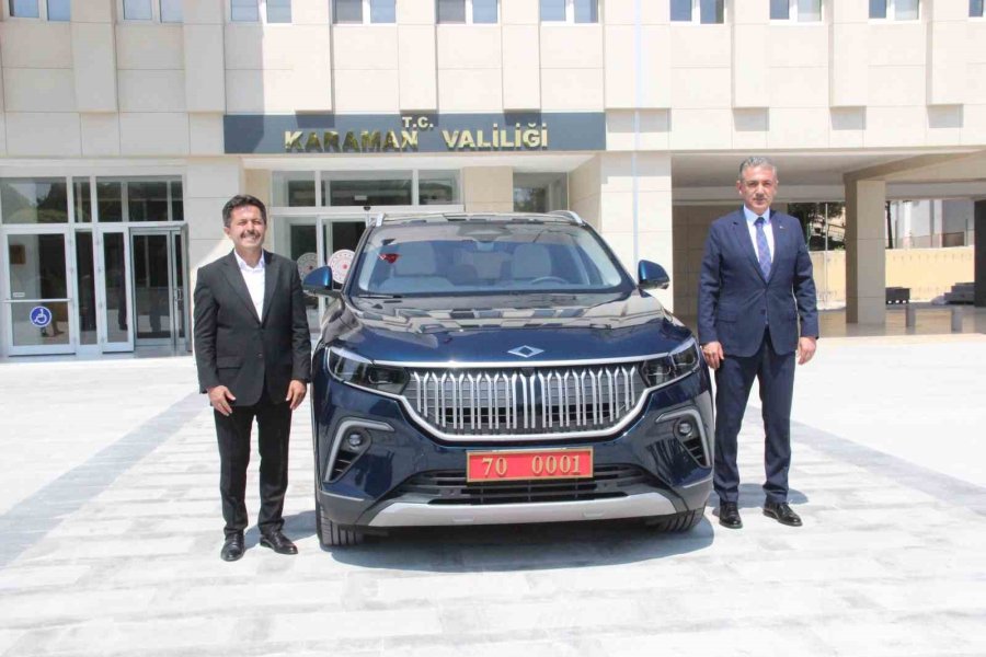 Karaman Valiliği Togg’unu Teslim Aldı