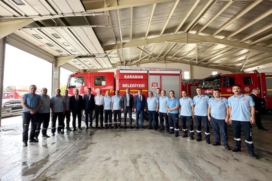 Karaman’da İl Protokolü Bayramlaşma Programında Bir Araya Geldi